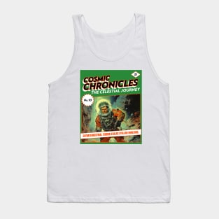 Vintage Sci Fi Comic Book Cover Tank Top